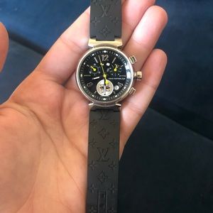 Louis Vuitton Stainless Steel Tambour 28mm